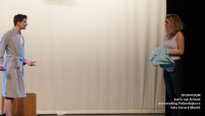 DSC09408- kw1c opl Artiest - voorstelling Pottenkijkers - 15apr2015 -  foto GerardMontE web