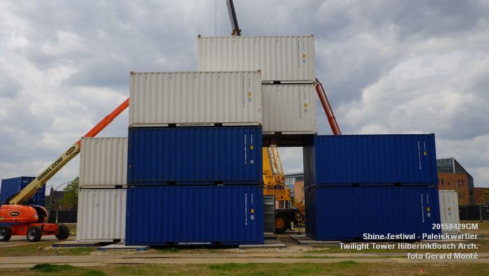 eDSC03870- Shine - Paleiskwartier - opbouwTwilight Tower van HilberinkBosch Architecten - 29april2015 - foto GerardMontE web