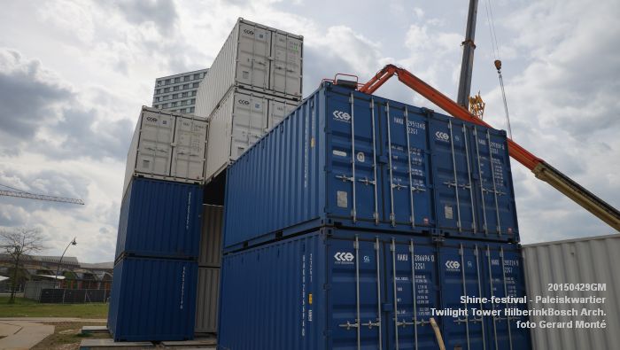 eDSC03873- Shine - Paleiskwartier - opbouwTwilight Tower van HilberinkBosch Architecten - 29april2015 - foto GerardMontE web