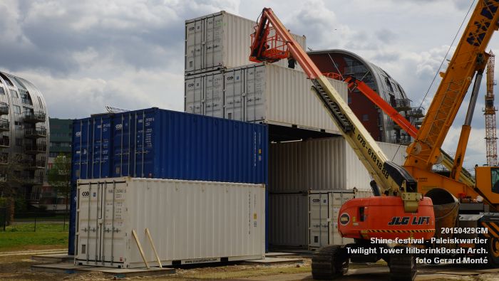 eDSC03878- Shine - Paleiskwartier - opbouwTwilight Tower van HilberinkBosch Architecten - 29april2015 - foto GerardMontE web