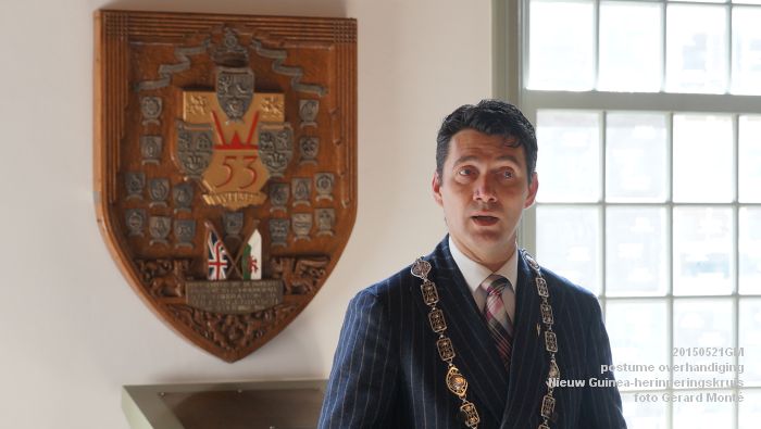 DSC06832- postume overhandiging toegekend Nieuw Guinea-herinneringskruis  - 2mei2015 -  foto GerardMontE web