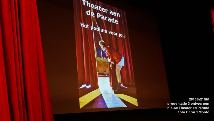 DSC07320- Presentatie 2 ontwerpen nieuw Theater aan de Parade - 21mei2015 -  foto GerardMontE web