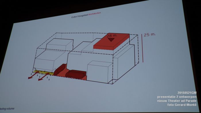 DSC07354- Presentatie 2 ontwerpen nieuw Theater aan de Parade - 21mei2015 -  foto GerardMontE web