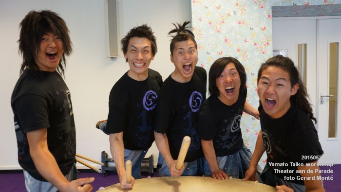 aDSC08096- Yamato Taiko-workshop - Theater aan de Parade - 24mei2015 -  foto GerardMontE web