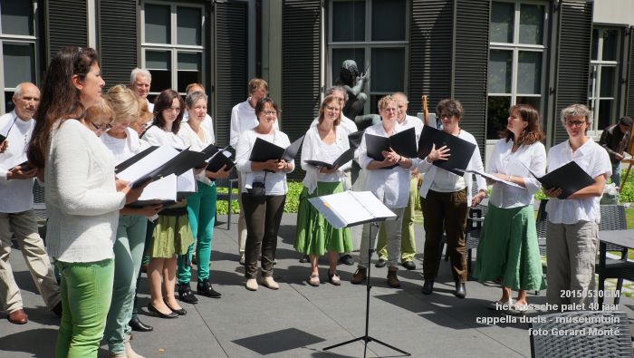 DSC09285- het bossche palet 40 jaar met cappella ducis - museumtuin - 30mei2015 -  foto GerardMontE web