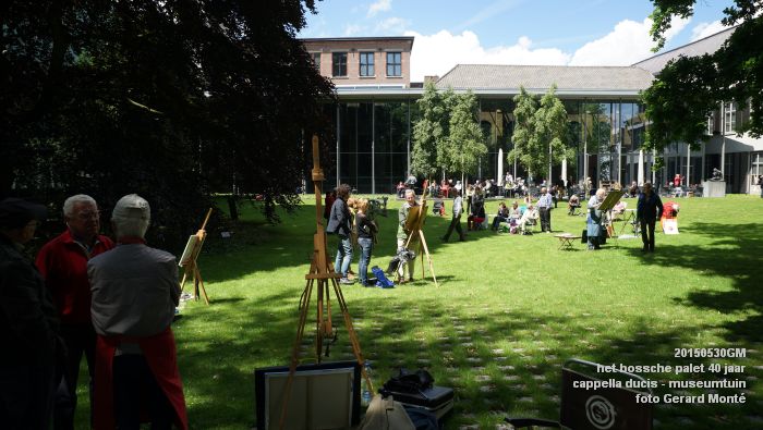 DSC09316- het bossche palet 40 jaar met cappella ducis - museumtuin - 30mei2015 -  foto GerardMontE web
