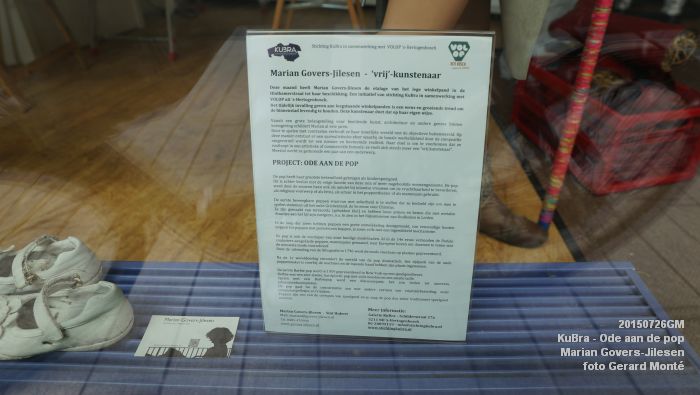 DSC09824- Galerie KuBra - etalage HHstraat - Marian Govers-Jilesen - 26juli2015 - foto GerardMontE web