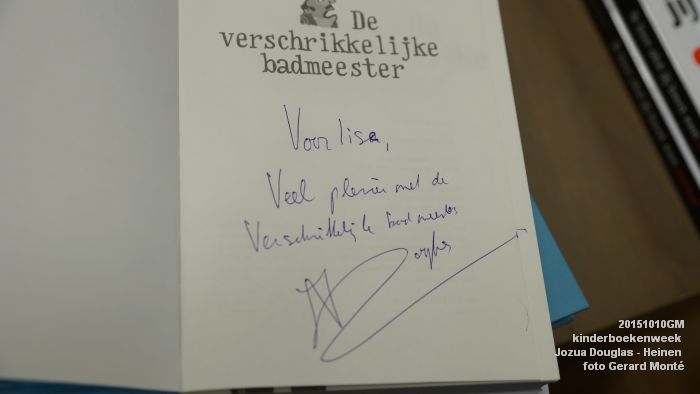 DSC04988- boekhandel Heinen kinderboekenweek Jozua Douglas - 10okt2015 - foto GerardMontE web