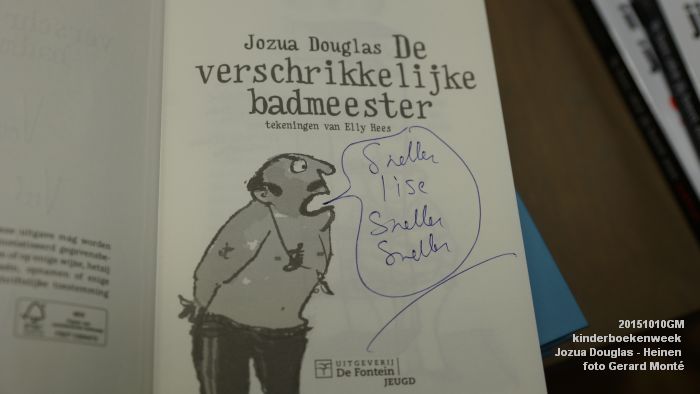 DSC04989- boekhandel Heinen kinderboekenweek Jozua Douglas - 10okt2015 - foto GerardMontE web