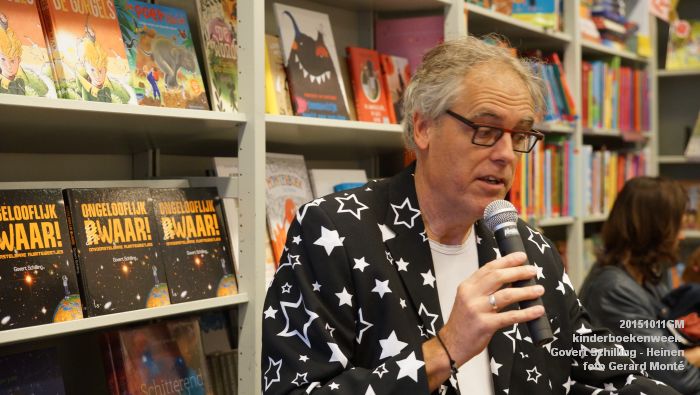 DSC05198- boekhandel Heinen kinderboekenweek Govert Schilling - 11okt2015 - foto GerardMontE web