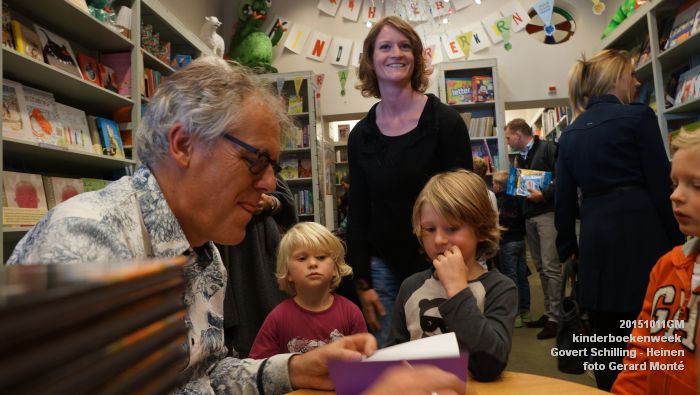 DSC05267- boekhandel Heinen kinderboekenweek Govert Schilling - 11okt2015 - foto GerardMontE web