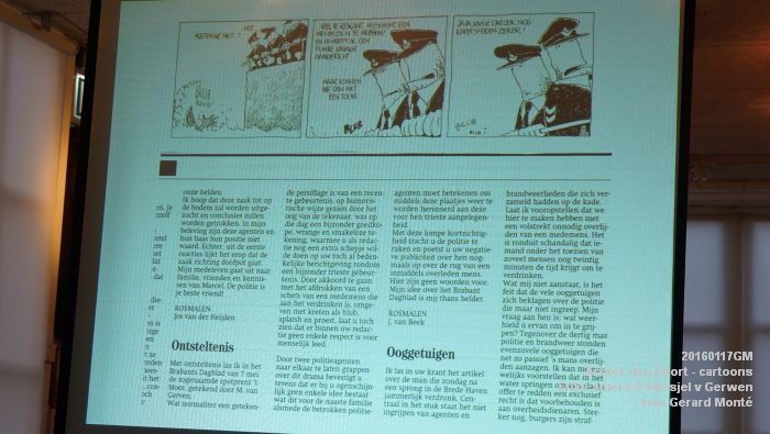 DSC00572- Achter den Poort Knillispoort met Erik Lamers en Miesjel van Gerwen - cartoons - 17jan2016 - foto GerardMontE web