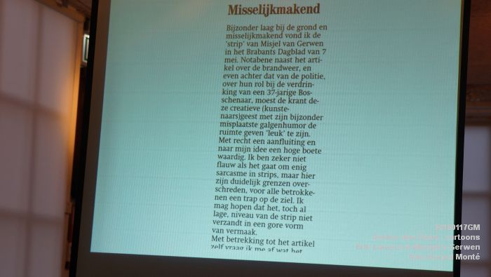 DSC00574- Achter den Poort Knillispoort met Erik Lamers en Miesjel van Gerwen - cartoons - 17jan2016 - foto GerardMontE web