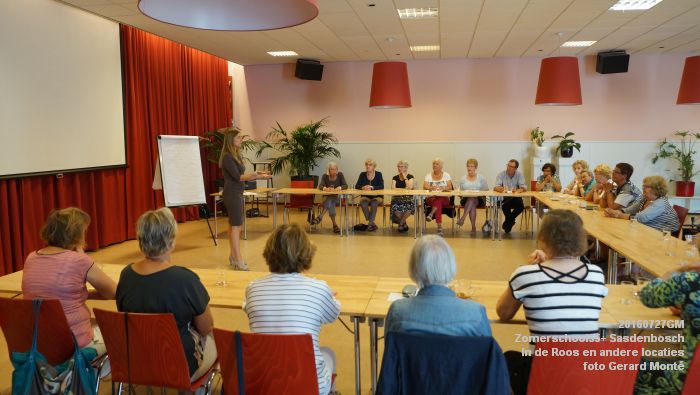 DSC08032- Zomerschool55+ Sasdenbosch - In de Roos Zuiderparkweg - 27juli2016 -  foto GerardMontE web