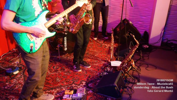 DSC05814- Willem Twee - Muziekcafe op donderdag in de Concertzaal - About the Bush - 15feb2018 - foto GerardMontE web