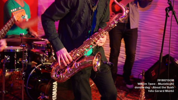 DSC05817- Willem Twee - Muziekcafe op donderdag in de Concertzaal - About the Bush - 15feb2018 - foto GerardMontE web