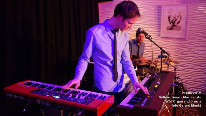 fDSC06070- Willem Twee - Muziekcafe op donderdag in de Concertzaal - Wild Organ and Drums - 22feb2018 - foto GerardMontE web