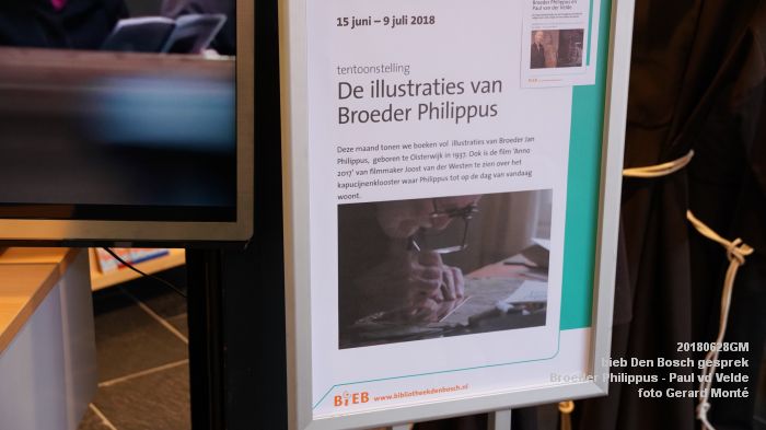 eDSC00030 - bieb Den Bosch gesprek - Broeder Philippus en Paul van der Velde - 28juni2018 -  foto GerardMontE web