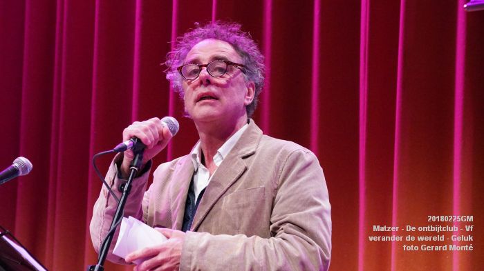 DSC02719- Matzer - De ontbijtclub - verander de wereld - Clubzaal - Geluk - 25feb2018 - foto GerardMontE web