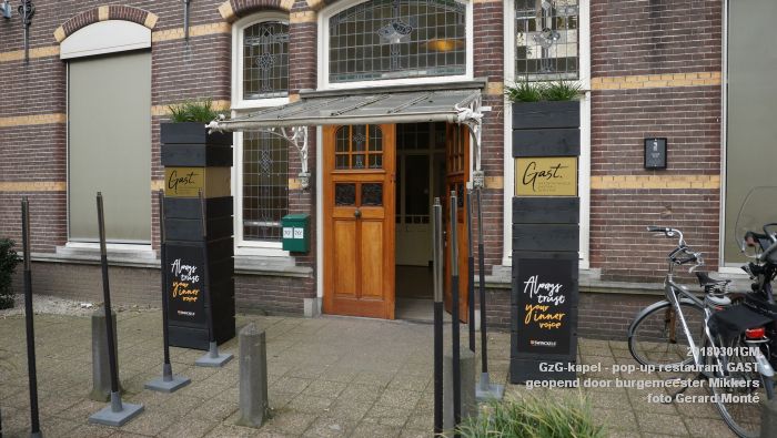 DSC05137- GzG-kapel - pop-up restaurant GAST officieel geopend door burgemeester Mikkers - 1mrt2018 - foto GerardMontE web