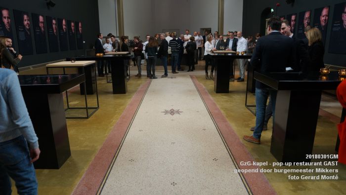 DSC05158- GzG-kapel - pop-up restaurant GAST officieel geopend door burgemeester Mikkers - 1mrt2018 - foto GerardMontE web