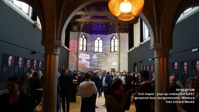 DSC05238- GzG-kapel - pop-up restaurant GAST officieel geopend door burgemeester Mikkers - 1mrt2018 - foto GerardMontE web