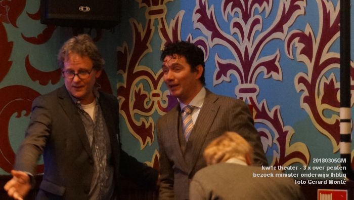 DSC08495- kw1c Koningszaal Theateropleding - 3 x over pesten - bezoek minister onderwijs - 5mrt2018 - foto GerardMontE web