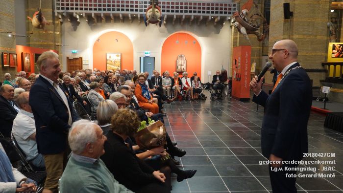 GDSC05234- gedecoreerdenbijeenkomst  tgv Koningsdag - JBAC - 27april2018 -  foto GerardMontE web