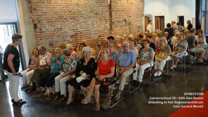 DSC02098- Zomerschool 55+ actieve senioren SAS-Den Bosch - afsluitende bijeenkomst bestuurscentrum - 27juli2018 -  foto GerardMontE web