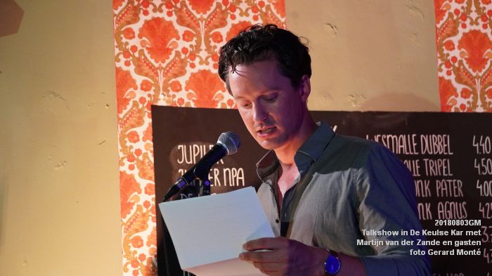 DSC01356- Talkshow in De Keulse Kar met Martijn van der Zande en gasten - 3aug2018 -  foto GerardMontE web