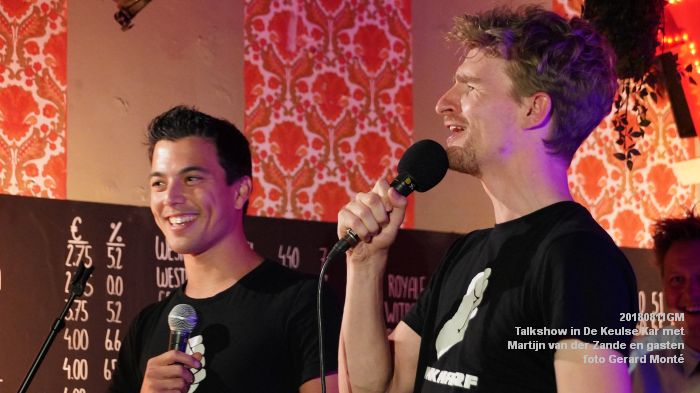gDSC01813- Talkshow in De Keulse Kar met Martijn van der Zande en gasten 4 - 11aug2018 -  foto GerardMontE web