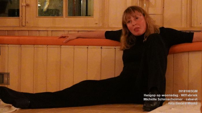fDSC05648- Hangop op woensdag -  Michelle Schimscheimer - WillemTweeFabriek - 3okt2018 -  foto GerardMontE web