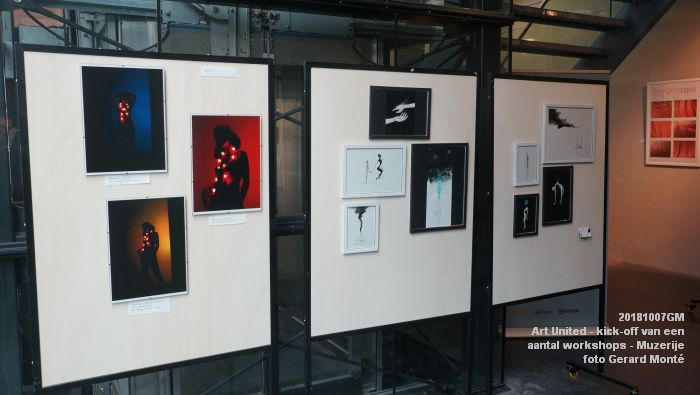 DSC08026- Art United - kick-off van theater - beeldende kunst - dans - muziek - Muzerije - 7okt2018 -  foto GerardMontE web