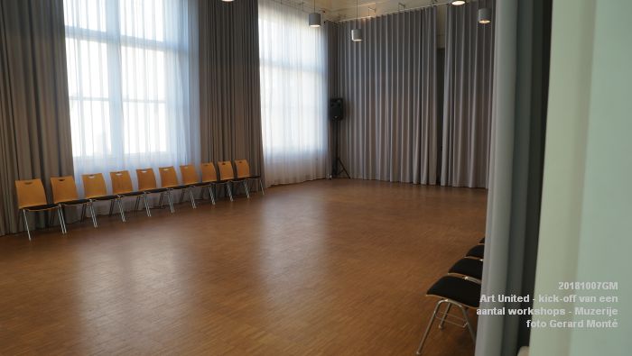 DSC08034- Art United - kick-off van theater - beeldende kunst - dans - muziek - Muzerije - 7okt2018 -  foto GerardMontE web