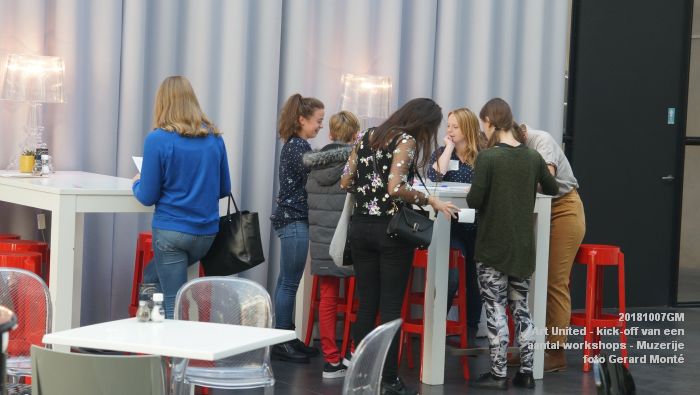 DSC08035- Art United - kick-off van theater - beeldende kunst - dans - muziek - Muzerije - 7okt2018 -  foto GerardMontE web