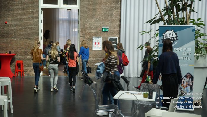DSC08040- Art United - kick-off van theater - beeldende kunst - dans - muziek - Muzerije - 7okt2018 -  foto GerardMontE web
