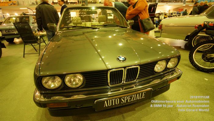 eDSC02672- Oldtimerbeurs voor Automobielen en BMW 90 jaar - Autotron Rosmalen - 11nov2018 - foto GerardMontE web eDSC02672- Oldtimerbeurs voor Automobielen en BMW 90 jaar - Autotron Rosmalen - 11nov2018 - foto GerardMontE web