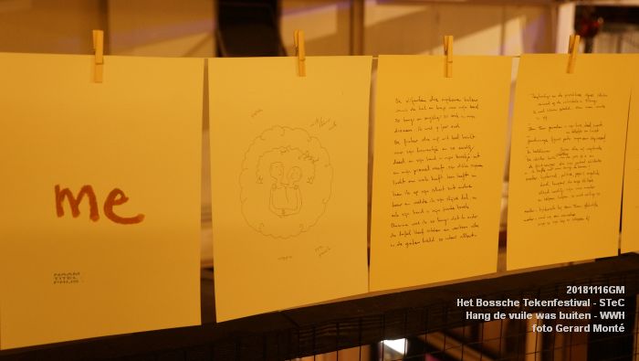 DSC03196- Het Bossche Tekenfestival - Hang de vuile was buiten - Werkwarenhuis - div locaties - 16nov2018 -  foto GerardMontE web
