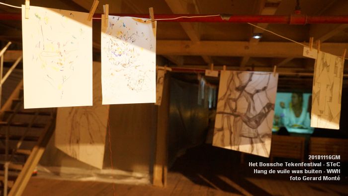 DSC03212- Het Bossche Tekenfestival - Hang de vuile was buiten - Werkwarenhuis - div locaties - 16nov2018 -  foto GerardMontE web