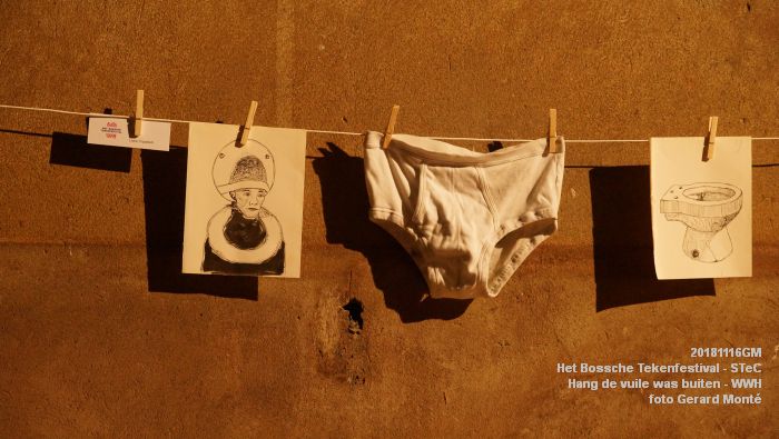 DSC03224- Het Bossche Tekenfestival - Hang de vuile was buiten - Werkwarenhuis - div locaties - 16nov2018 -  foto GerardMontE web