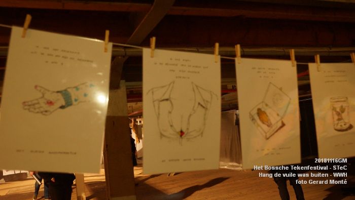 DSC03231- Het Bossche Tekenfestival - Hang de vuile was buiten - Werkwarenhuis - div locaties - 16nov2018 -  foto GerardMontE web