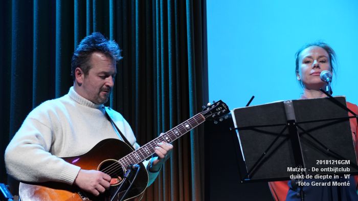 DSC01732- Matzer - De ontbijtclub duikt de diepte in - Clubzaal Verkadefabriek - 16dec2018 -  foto GerardMontE web