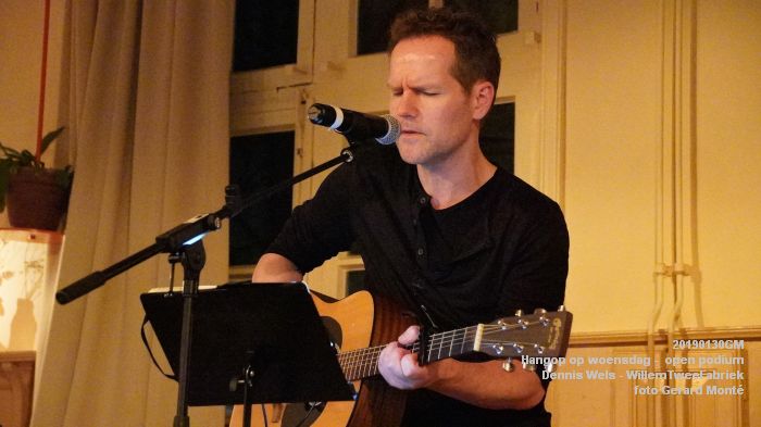 aDSC07680 - Hangop op woensdag -  open podium - WillemTweeFabriek - Dennis Wels - 30jan2019 -  foto GerardMontE web