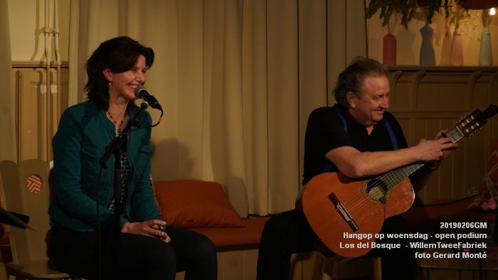 bDSC08868- Hangop op woensdag -  open podium - WillemTweeFabriek - Duo Los del Bosque - 6febr2019 -  foto GerardMontE web