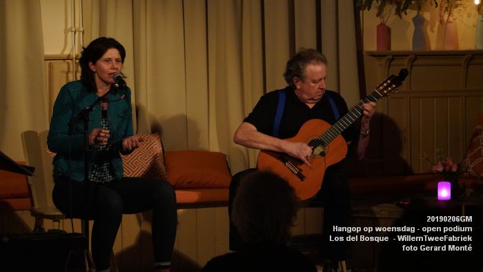 bDSC08880- Hangop op woensdag -  open podium - WillemTweeFabriek - Duo Los del Bosque - 6febr2019 -  foto GerardMontE web