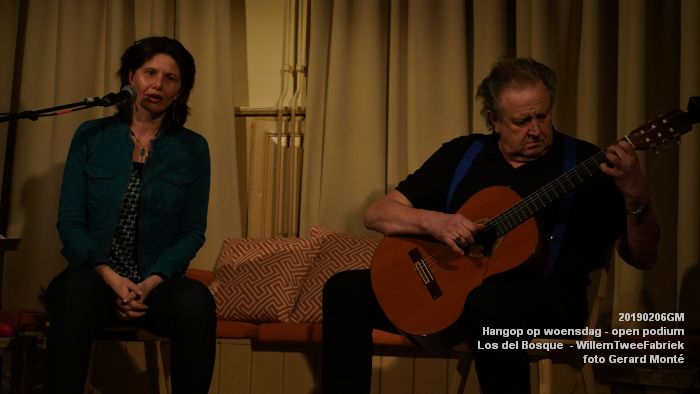 bDSC08881- Hangop op woensdag -  open podium - WillemTweeFabriek - Duo Los del Bosque - 6febr2019 -  foto GerardMontE web