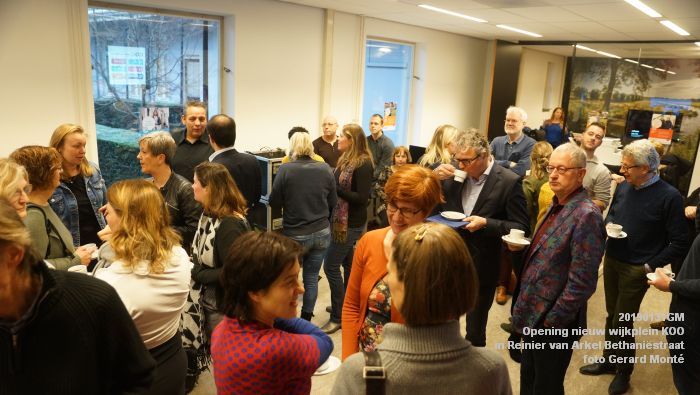 DSC03354 - Opening nieuw wijkplein KOO - in Reinier van Arkel Bethaniestraatt - 30jan2019 -  foto GerardMontE web