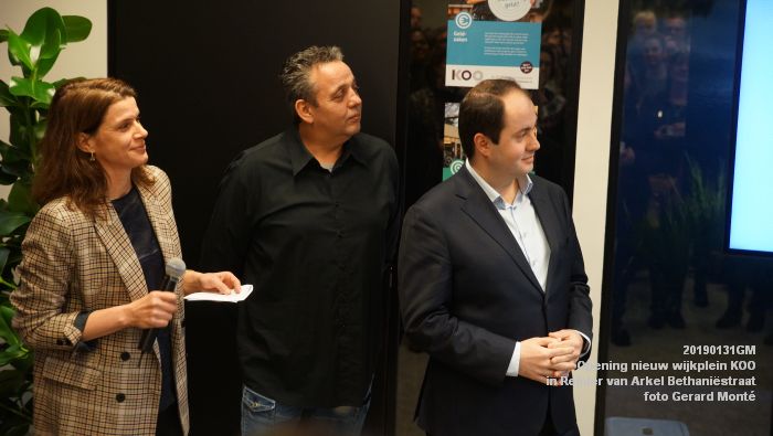 DSC03372 - Opening nieuw wijkplein KOO - in Reinier van Arkel Bethaniestraatt - 30jan2019 -  foto GerardMontE web