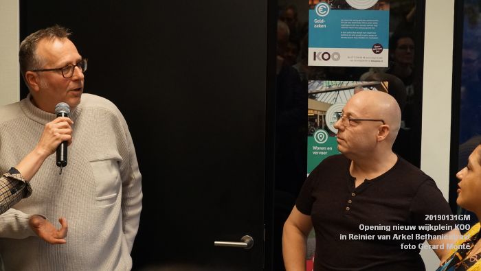 DSC03395 - Opening nieuw wijkplein KOO - in Reinier van Arkel Bethaniestraatt - 30jan2019 -  foto GerardMontE web