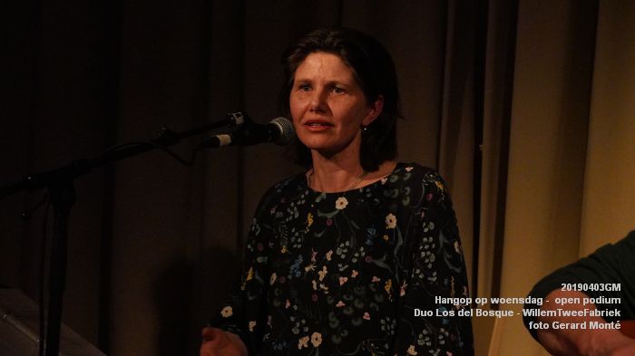 gDSC00469- Hangop op woensdag -  open podium - WillemTweeFabriek - Duo Los del Bosque - 3apr2019 -  foto GerardMontE web